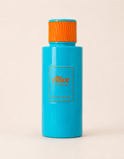 MUSHMUSH Alive Pour Homme Eau de Parfum, affordable luxury men’s perfume with turquoise bottle, vibrant orange cap and modern appeal.