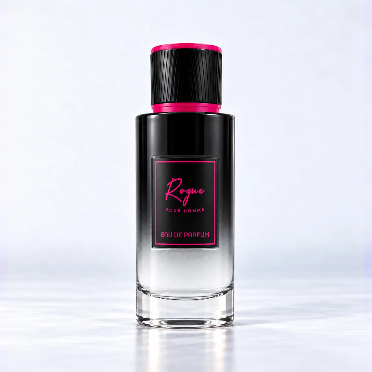 ROGUE perfume bottle on a clean white background by MUSHMUSH