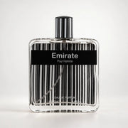 Emirate perfume bottle by MUSHMUSH in a clean product presentation.