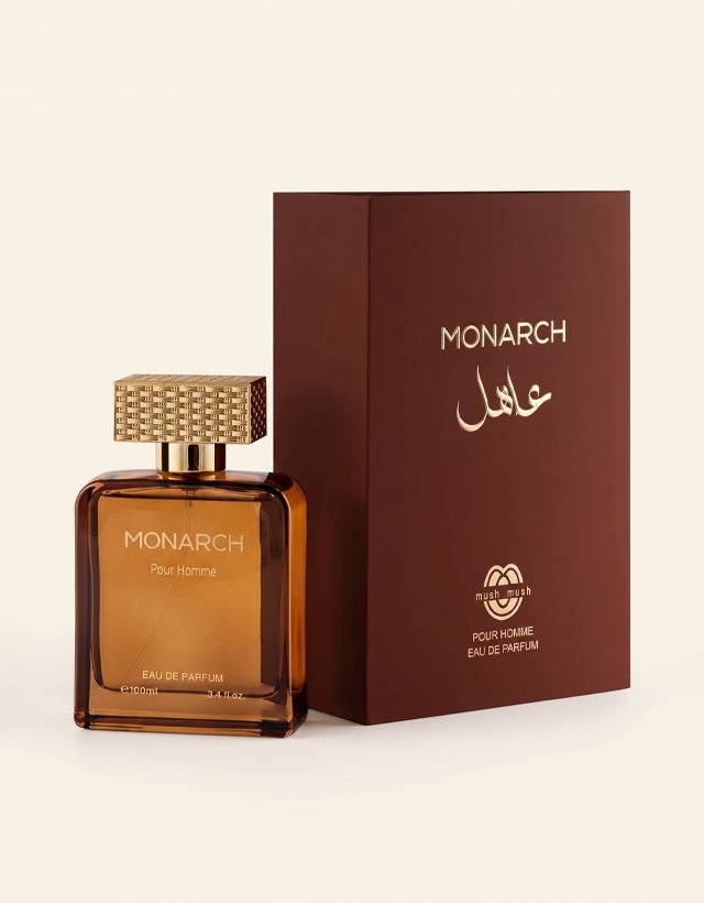 MONARCH Pour Homme EDP 100ml men's perfume with original packaging by MushMush, accessible luxury fragrance for men